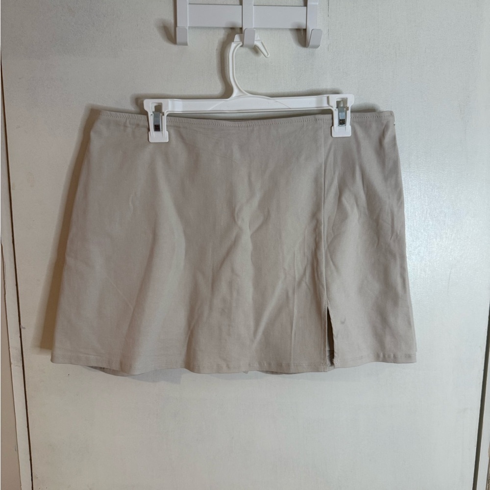 Wild Fable Khaki Colored Mini Skort